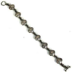 sterling silver nautical shell seashell bracelet